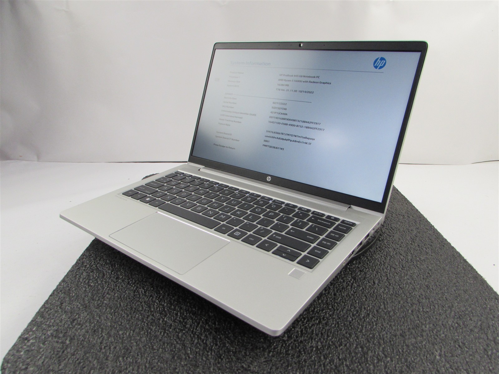 HP PROBOOK 445 (G8) FHD AMD RYZEN 5 5600U 512GB SSD 16GB RAM AMD GPU WIN 11 PRO