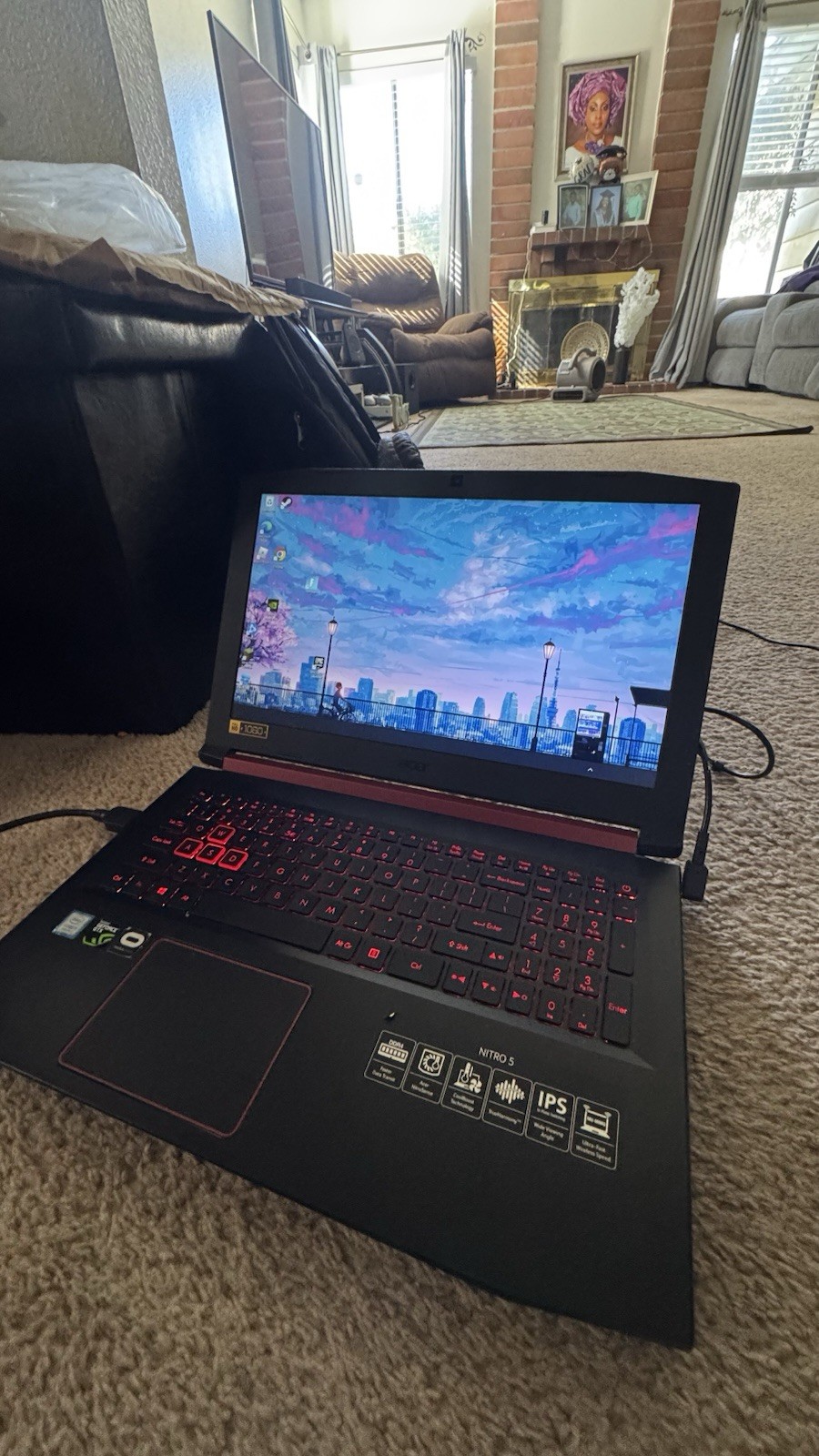 Acer Nitro 5 Gaming Laptop 1920 x 1080, 15.6-inch Gtx 1050