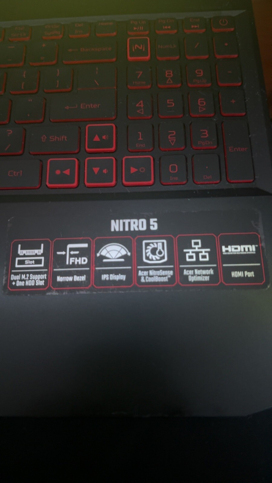 Acer Nitro 5 AN515-54-5812 15.6 inch (256GB, Intel Core i5 9th Gen., 2.40GHz,…