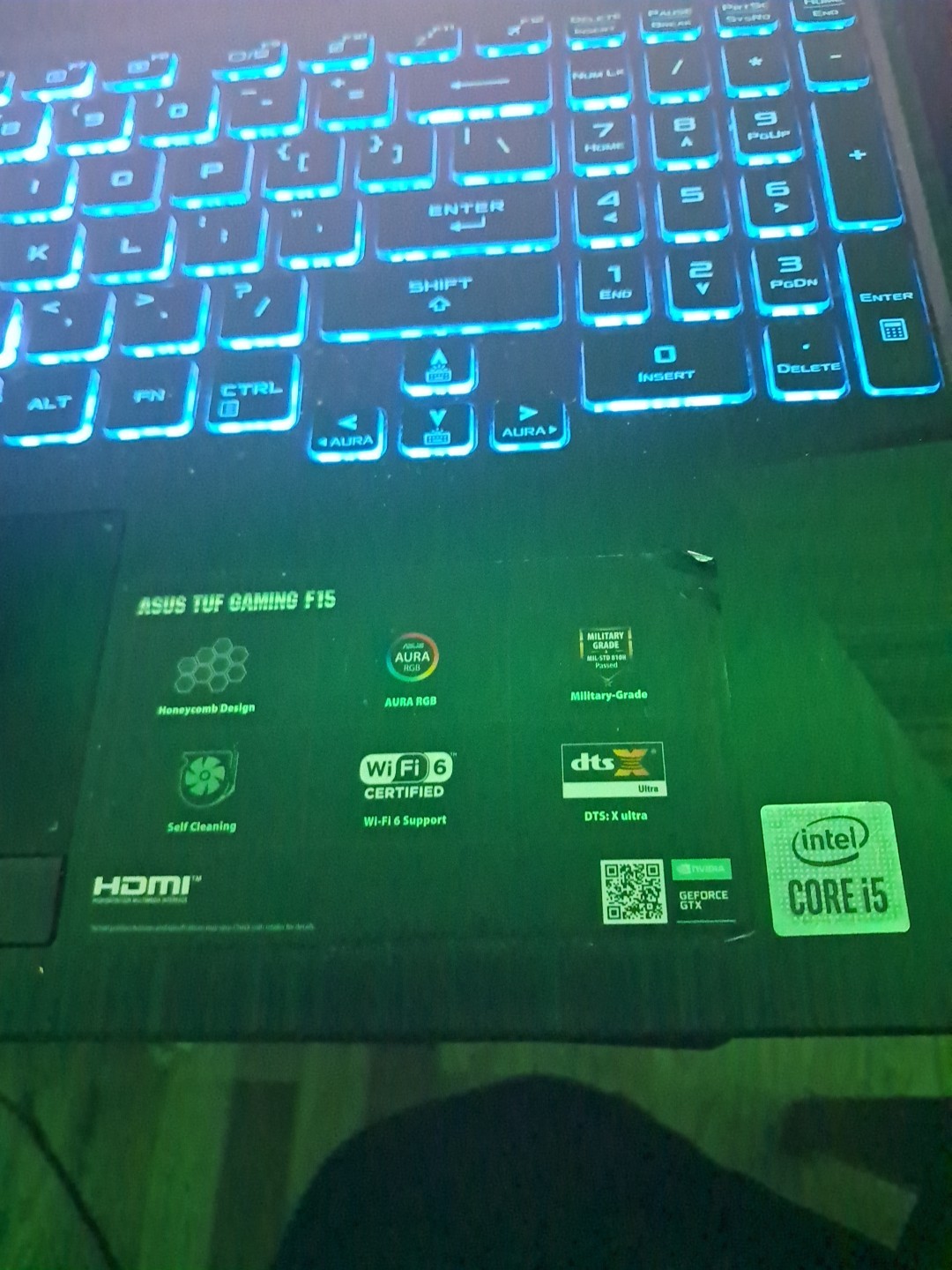 Asus Tough A15 Gaming Laptop 24 GB Of RAM A 1650 Nvidia. LED Keyboard Core I5