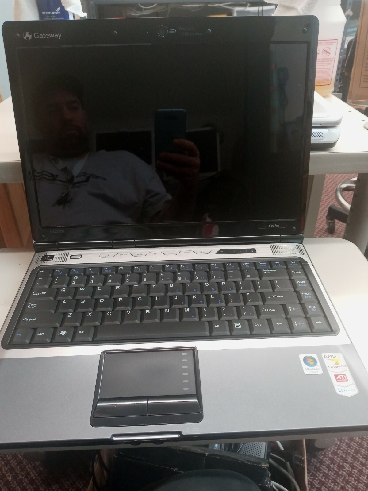 598 – Gateway W350A Laptop FOR PARTS / AS-IS