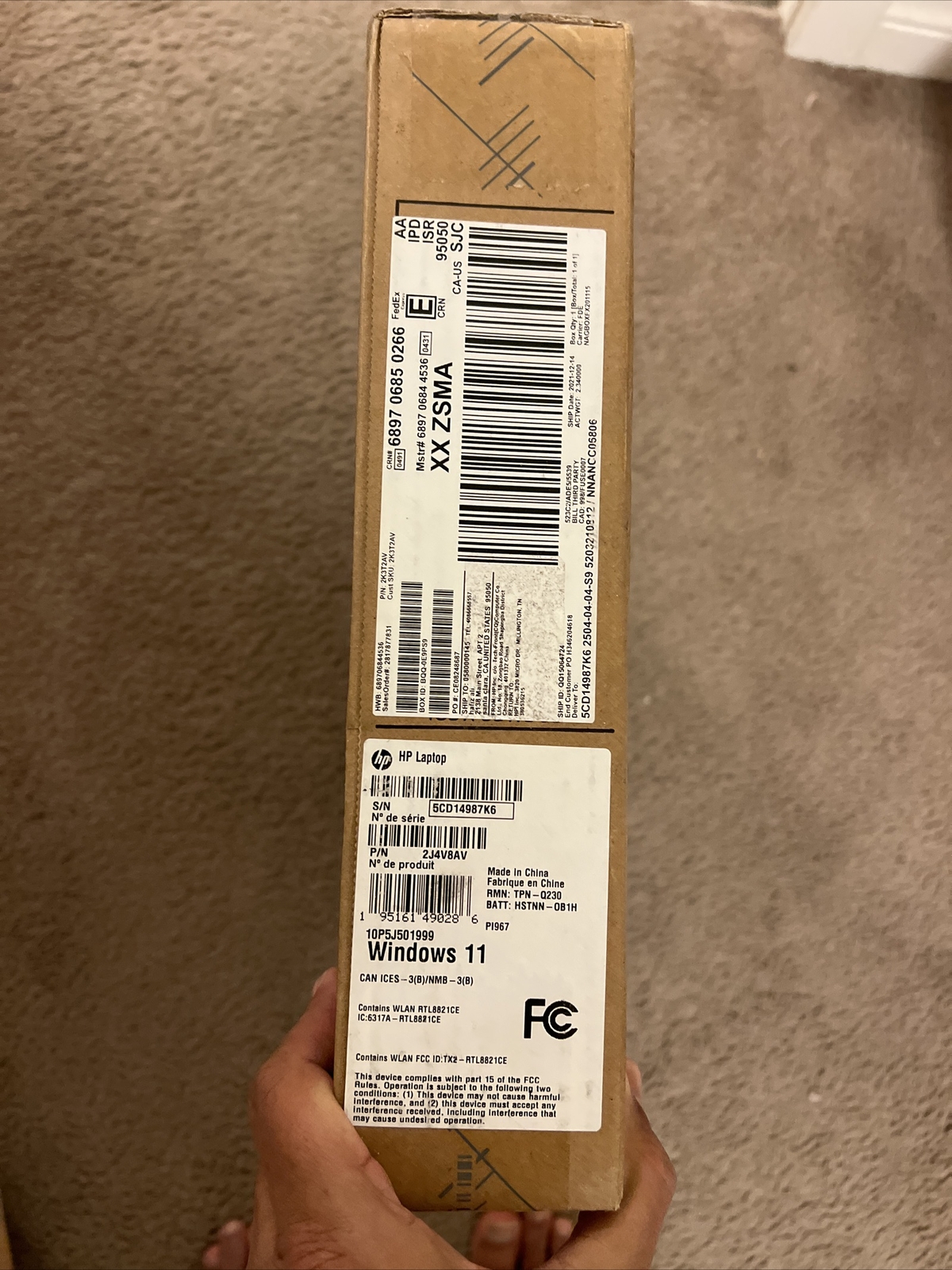 HP 15Z-EF2000 Touchscreen Laptop,AMD Ryzen 7 5700U Processor, 16GB Memory, 512GB