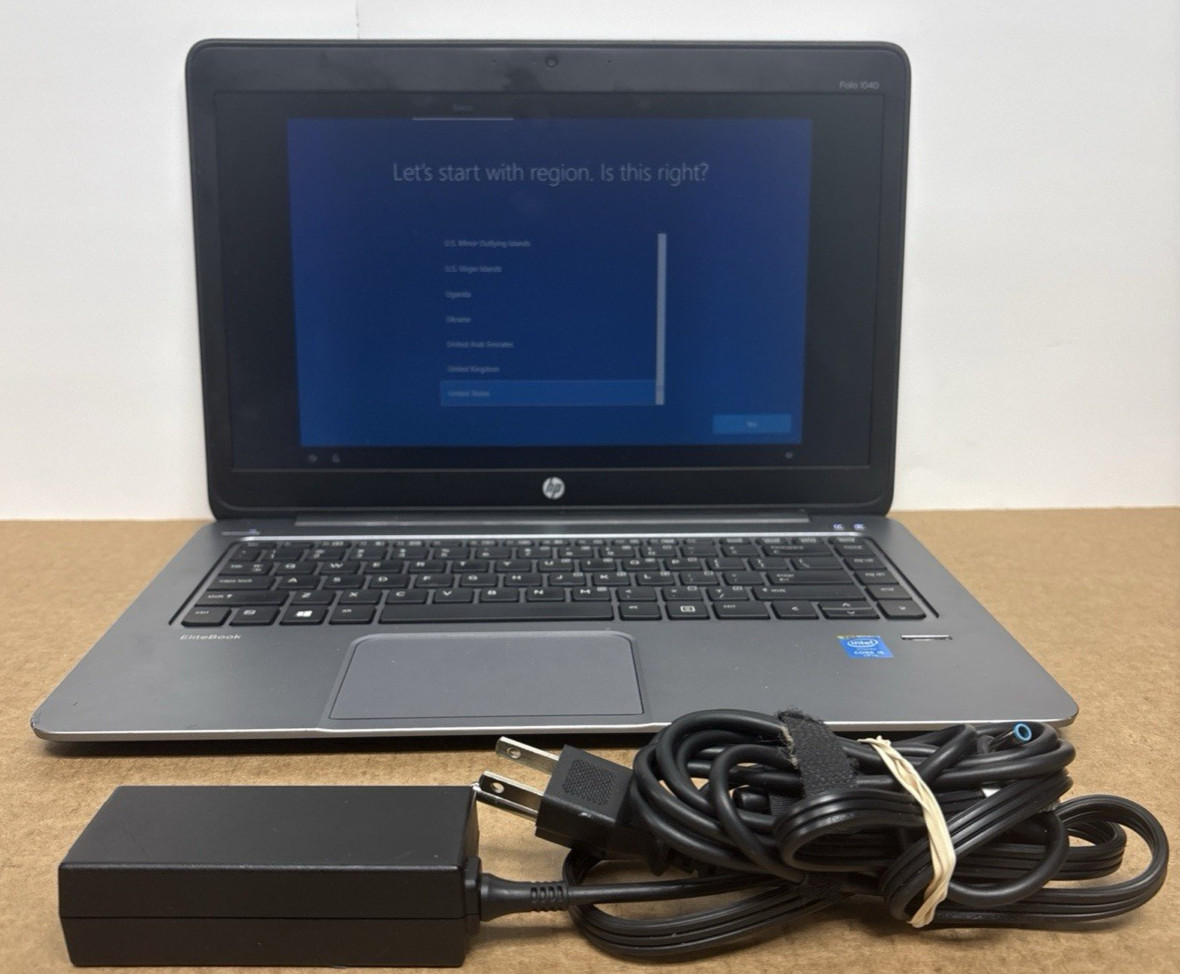 Hp Laptop EliteBook Folio 1040 8GB Ram 256GB SSD Intel HD Graphics