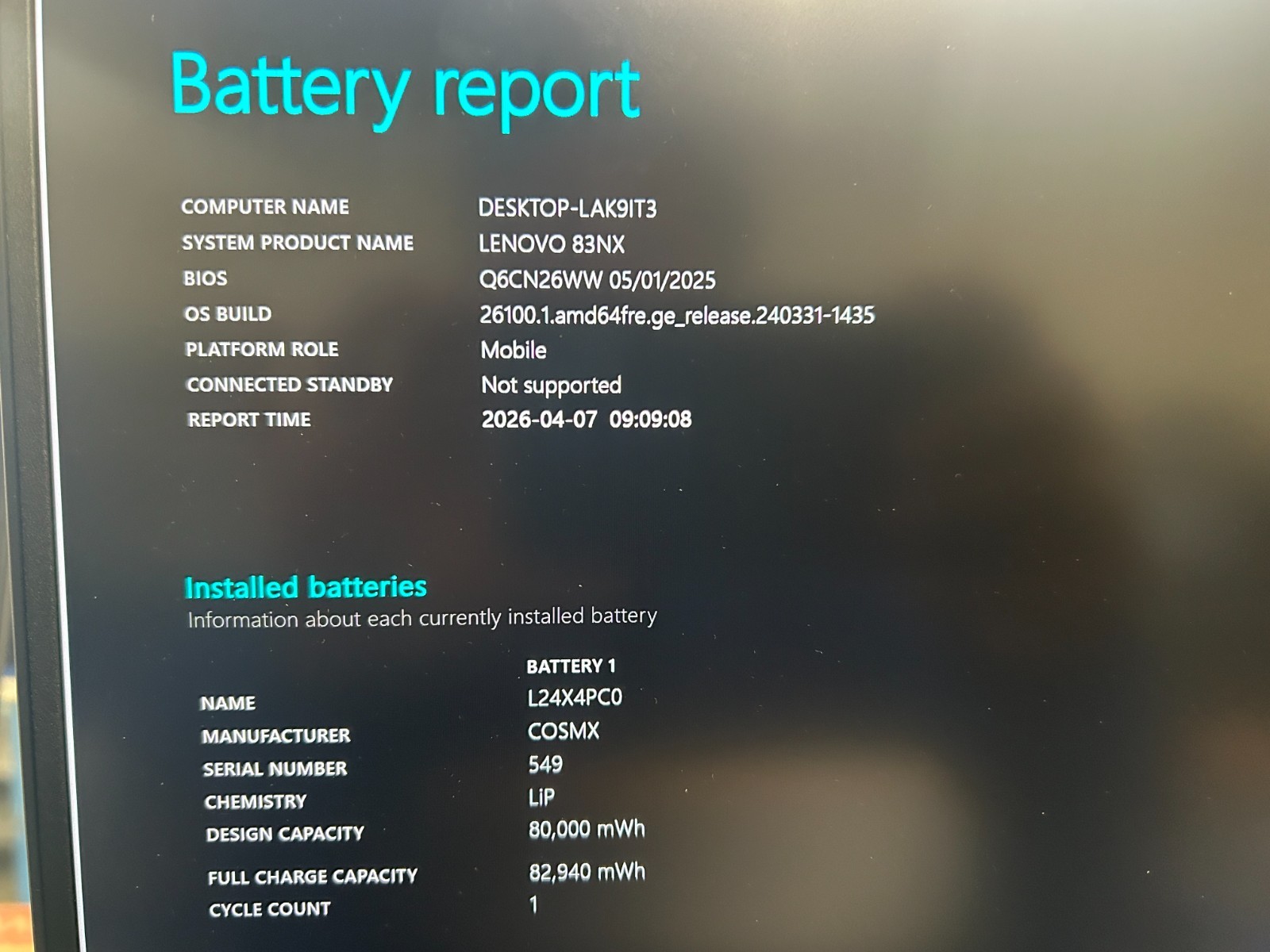 Lenovo Legion 5 16IAX10, Intel Core Ultra 9 275HX, 2.70 GHz 32 GB RAM, 1 TB NVMe