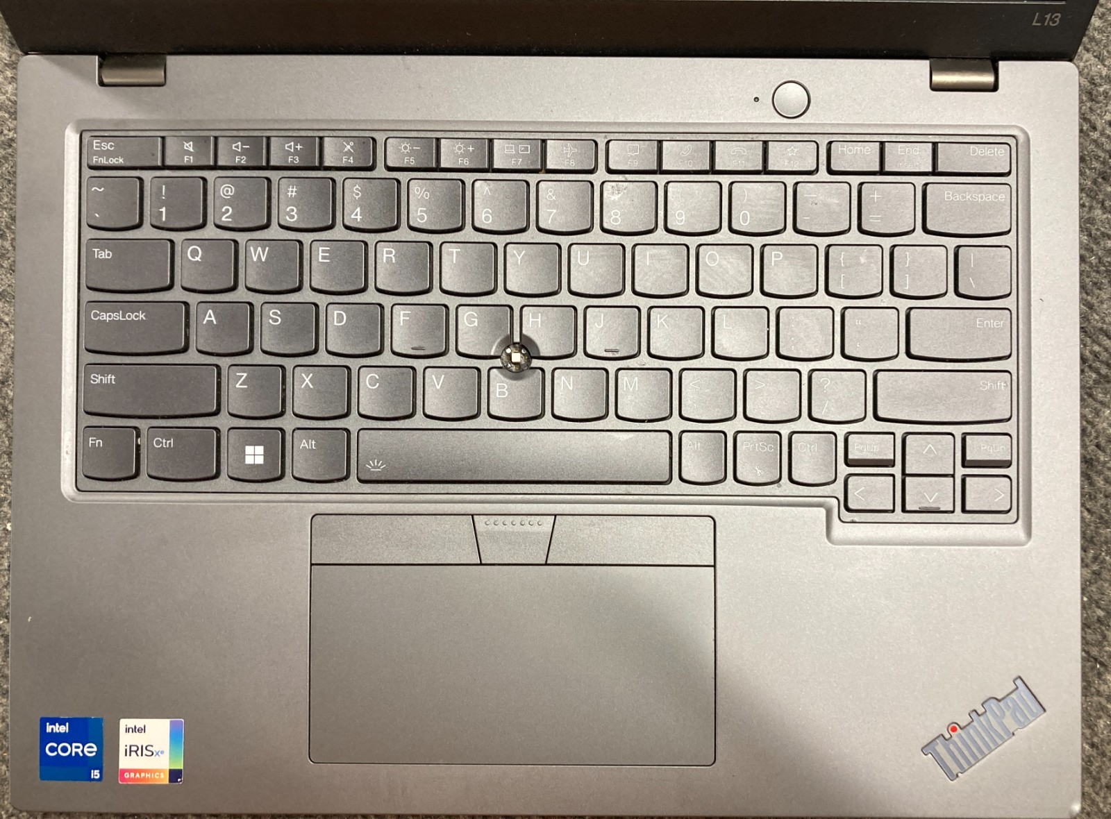 Lenovo ThinkPad L13 Gen 3 14″ Laptop i5-1235U 16GB RAM 256GB NVMe, As Is