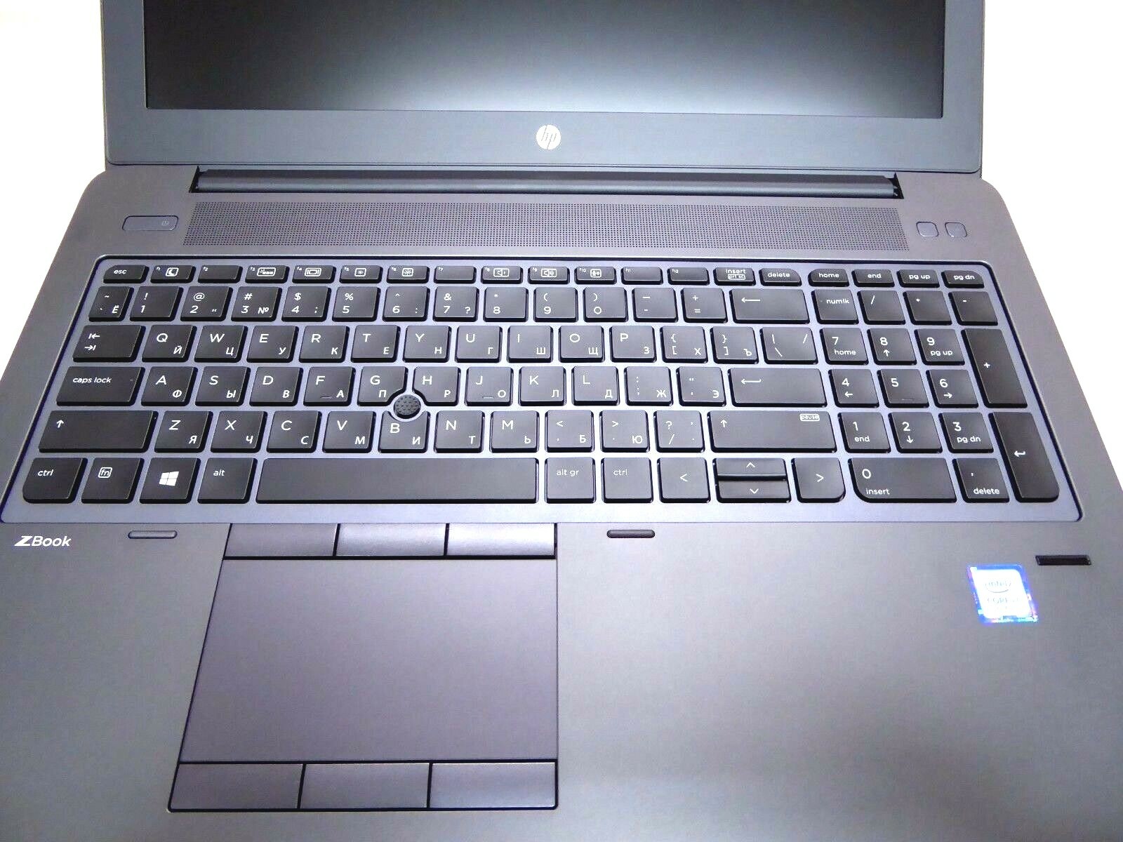 HP ZBOOK 15 G4, RUSSIA+ ENGLISH: i7-QUAD 32GB AMD WX4150 RUSSIAN US ENGLISH