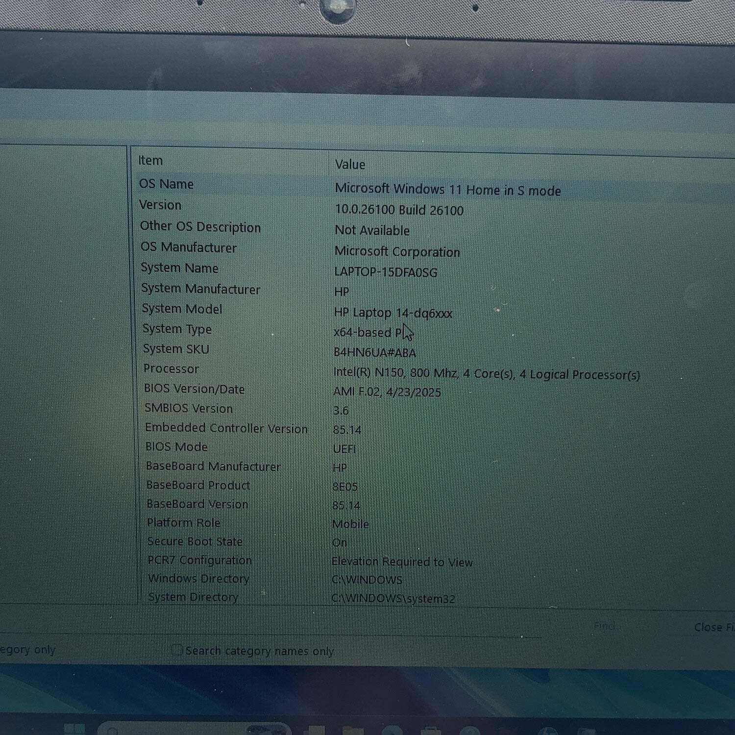 HP Envy 14-DQ6011DX 14″ N150 1.0GHz 4GB RAM 128GB SSD