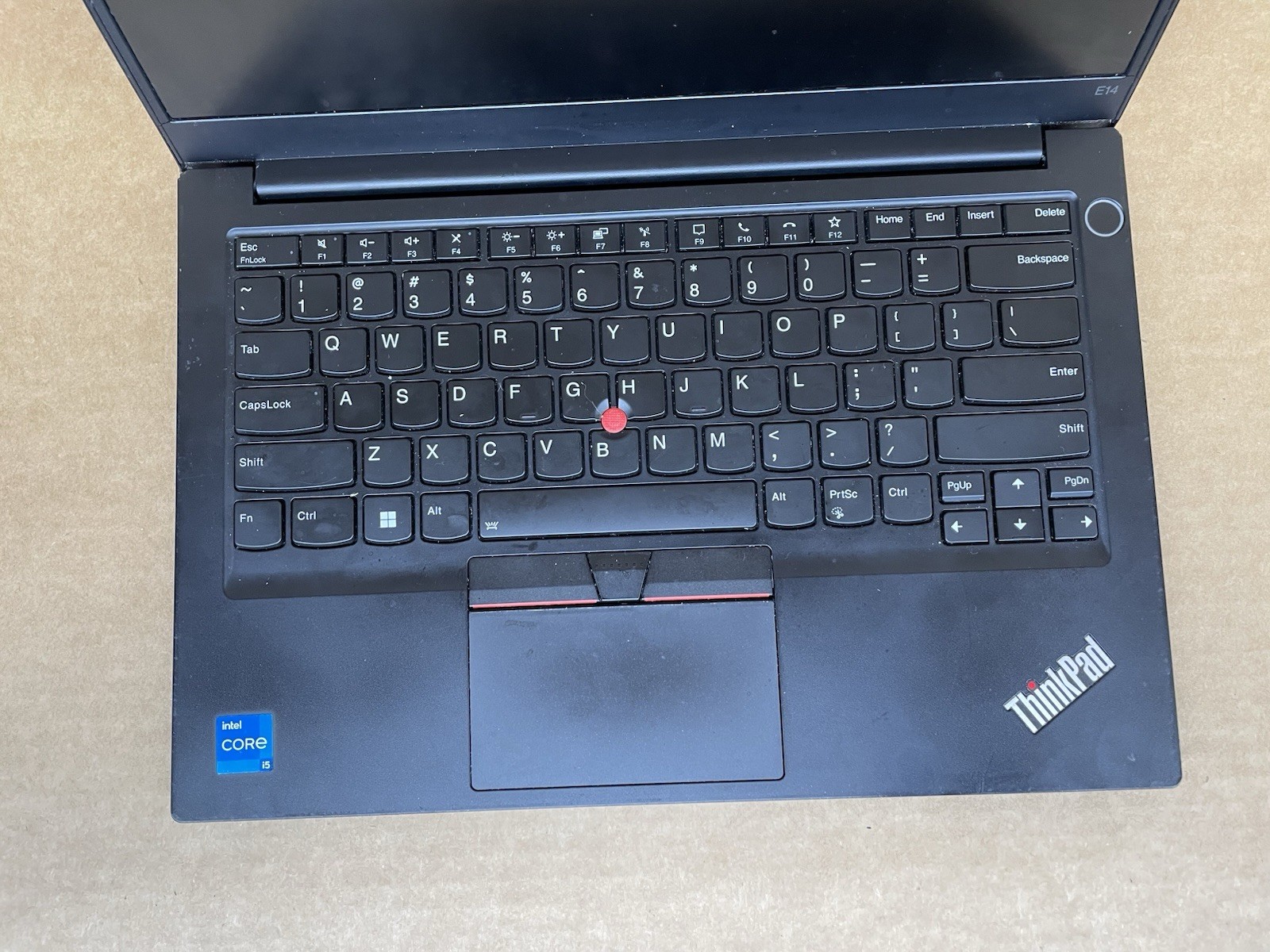 Lenovo ThinkPad E14 Gen 2 Intel Core i5 1135G7@2.4GHz, FOR PARTS, NO SSD, NO RAM