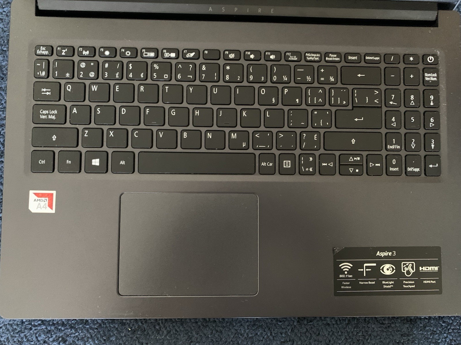 Acer Aspire A315-22 15.6″ Laptop AMD A4-9120e 8GB DDR4 112GB SSD WIN 10H