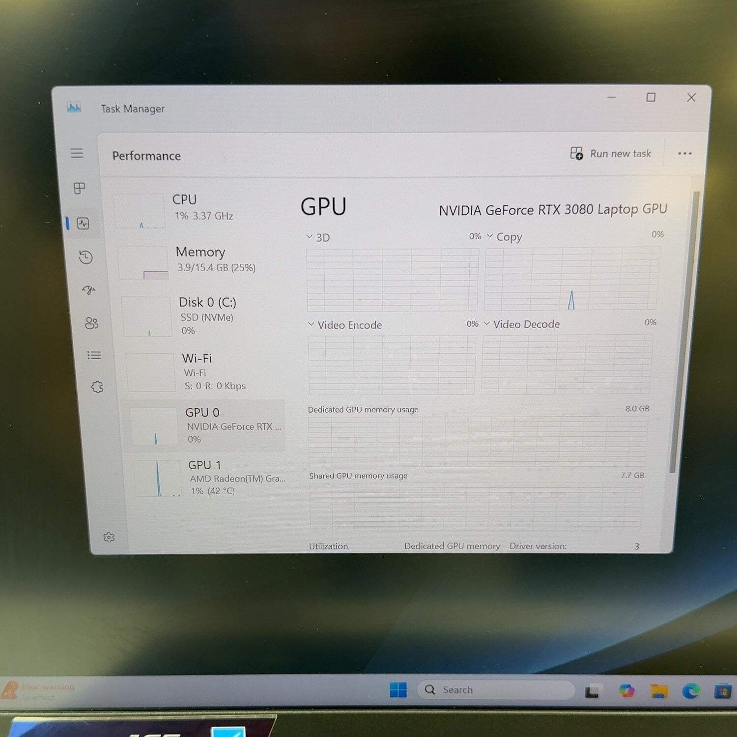 Asus ROG Zephyrus G15 15.3″ Ryzen 9 5900HS 3.3GHz 16GB RAM 1TB SSD RTX 3080