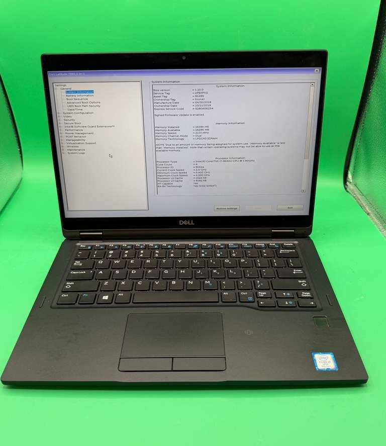 Dell Latitude 7390 2-in-1 Touch Laptop Core i7 16GB RAM Without Storage