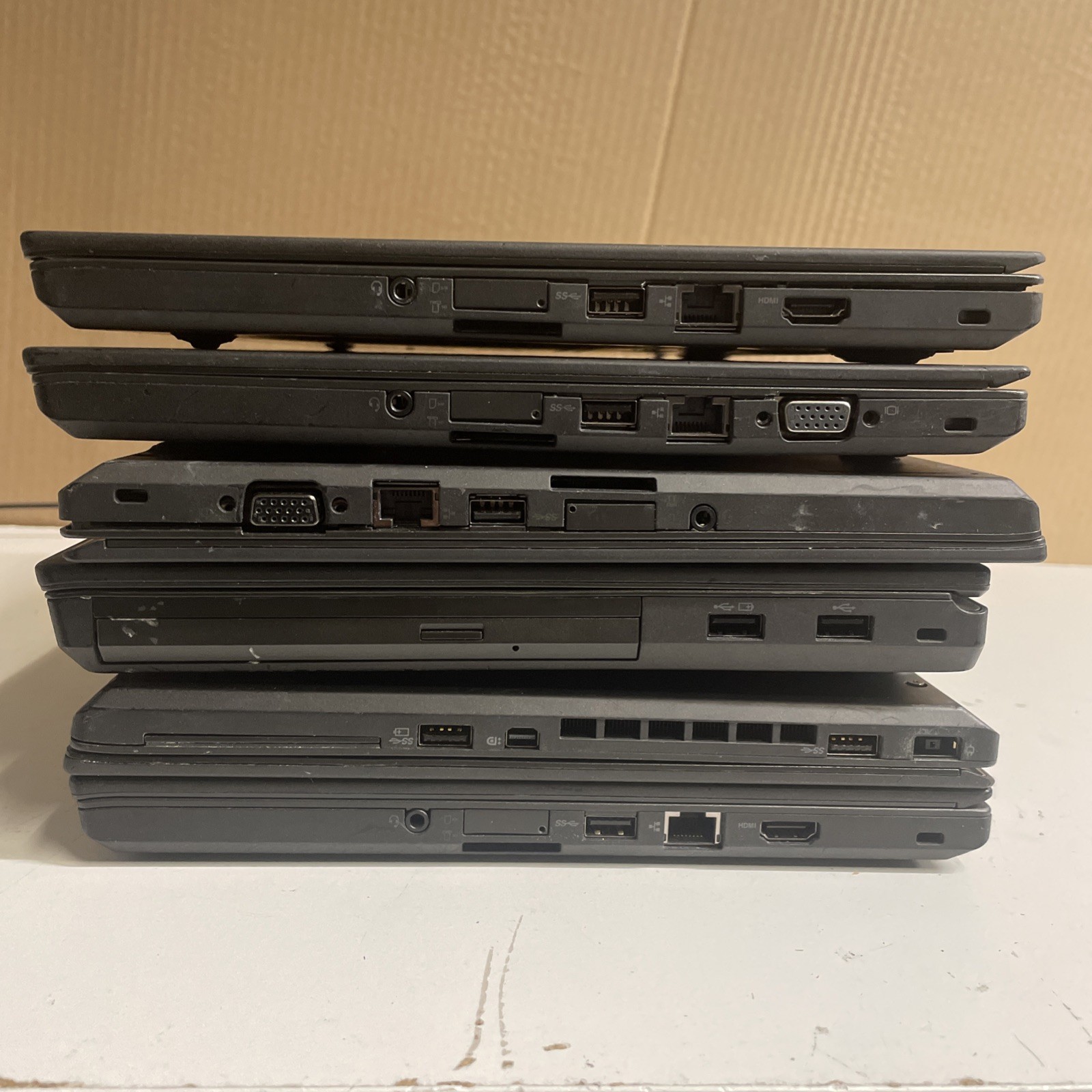 Lot of 6 Lenovo ThinkPad | 3x T460 i5-6th Gen | 2x T450 i5-5th Gen | 1x T440p