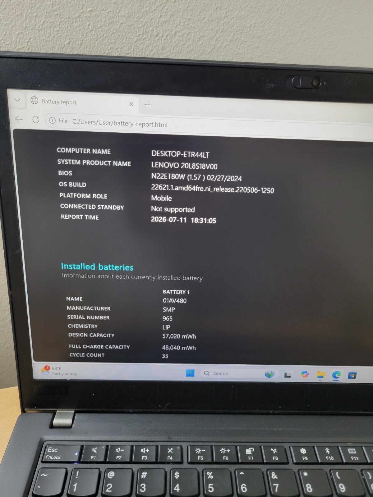 Lenovo Thinkpad T480s i7 8650U 12Gb 256Gb FHD 14″ . Grade B+