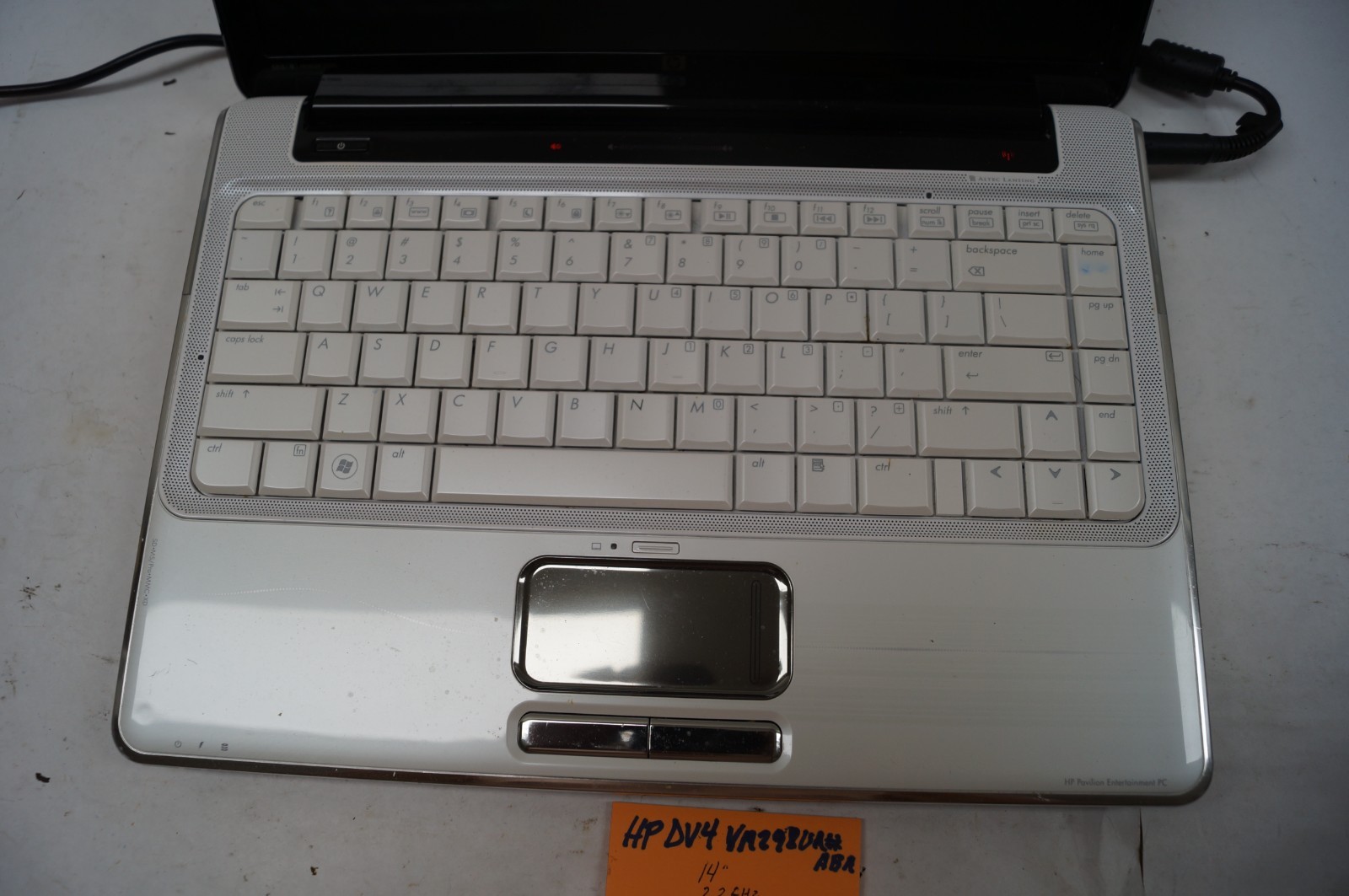 HP DV4 VA298UA#ABA Pavilion Laptop 14″ 2.2GHz 4GB Mem No HD WORKING PoR B153