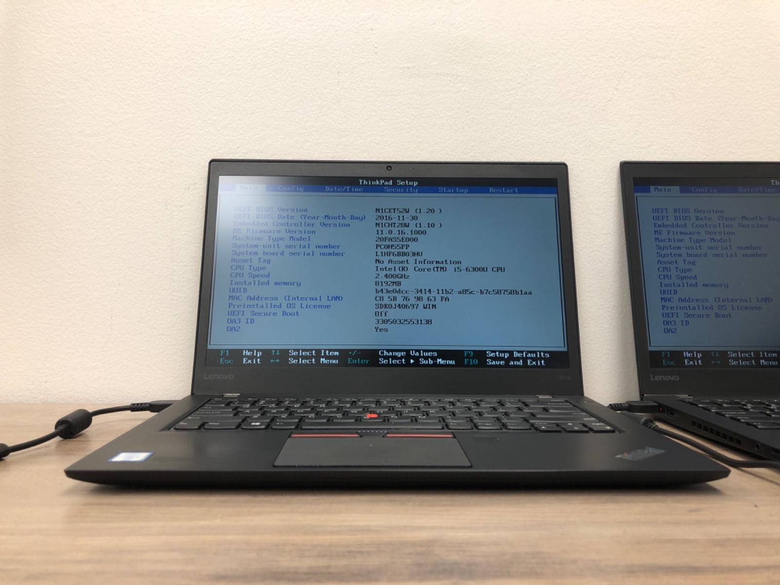 [LOT OF 2] Lenovo ThinkPad T460s i5-6300U@2.4GHz 8GB RAM NO SSD/OS