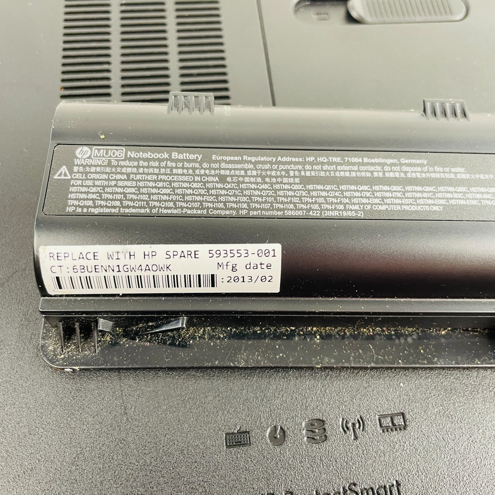 2 HP Laptops For Parts Pavilion g6-2321dx, 255 G6 3168NGW No Chargers Not Tested