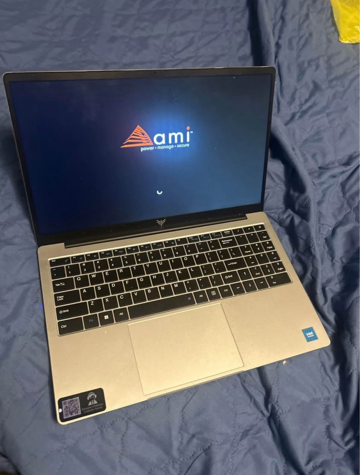 Ami 15.6in Laptop Intel Celeron N5095 16GB RAM 512GB SSD Windows Silver