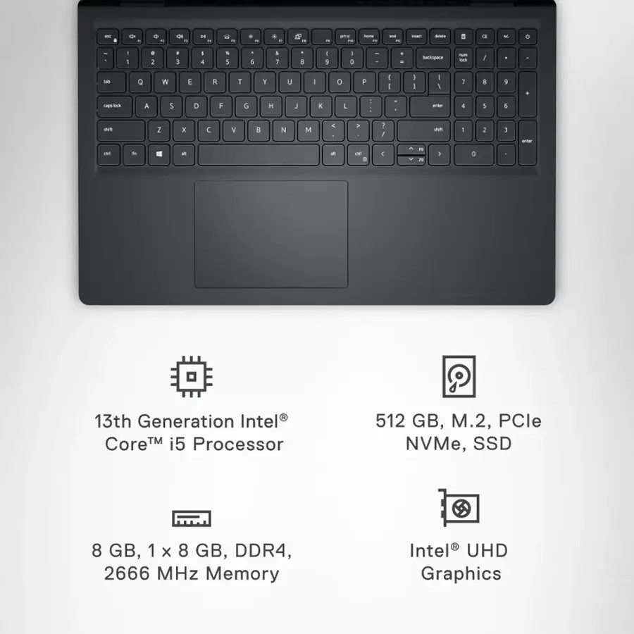 Dell Inspiron 15.6″ FHD Touch Laptop computer i5-1334U 32GB RAM 1TB SSD Win11Pro