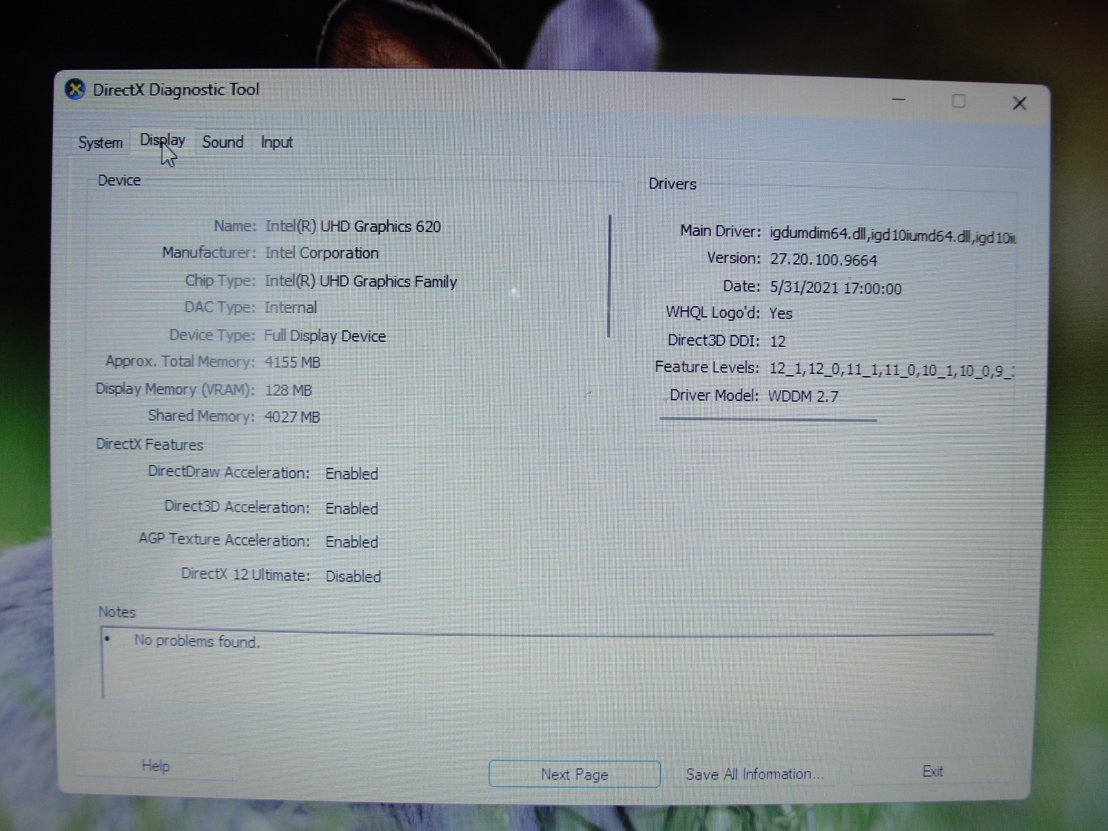 Dell Inspiron 3583 15.6″ Touch Intel Core i3-8145U 1.7GHz 8GB RAM 128GB SSD+PA