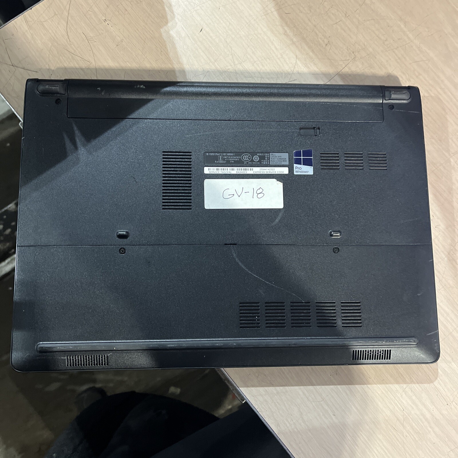 DELL LATITUDE 3470 INTEL CORE I3-6100U 2.30GHZ 4GB RAM NO HD