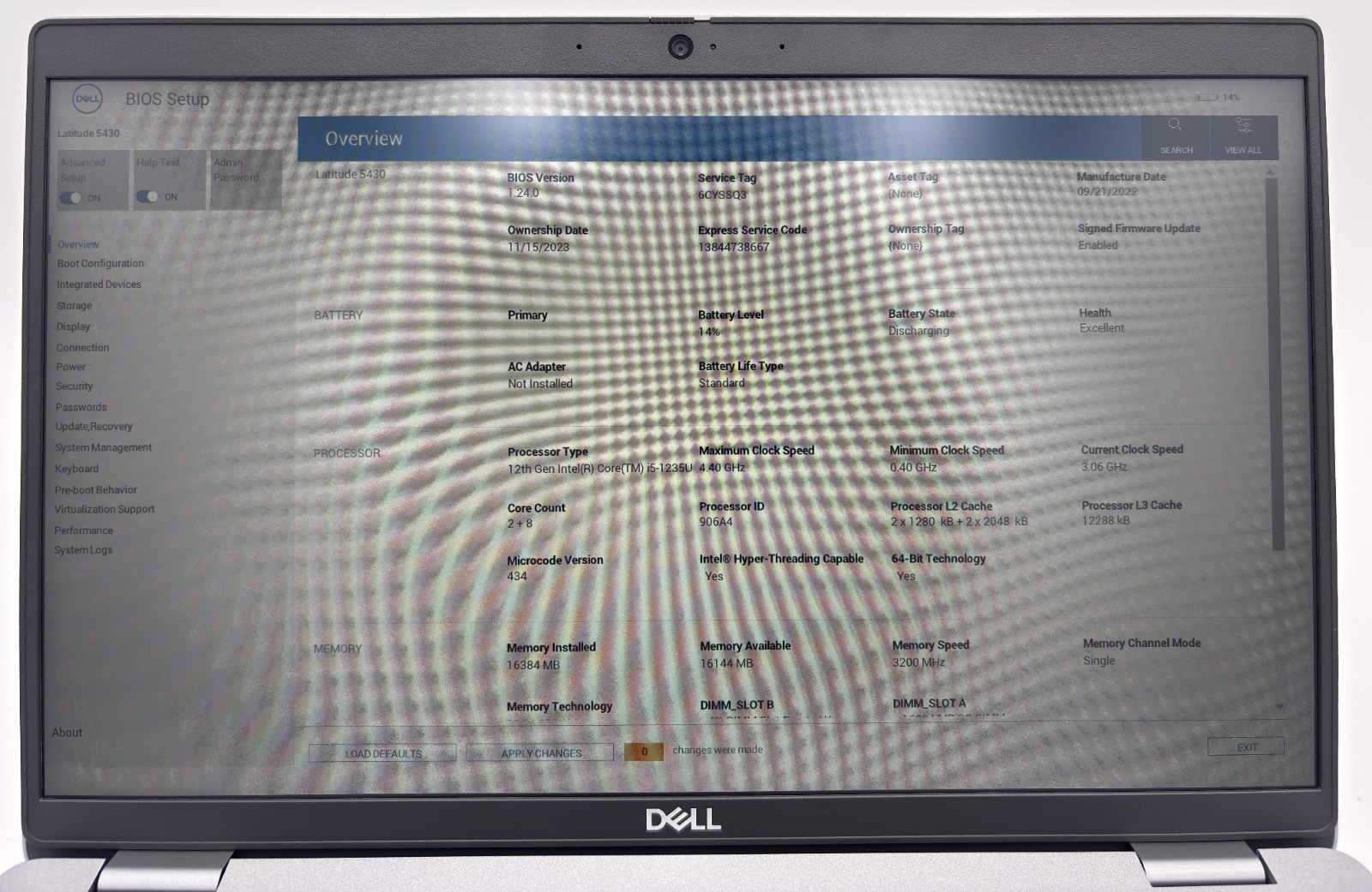 DELL Latitude 5430 14″ FHD Core i5-1235U 4.4GHz 16GB RAM 256GB NVME Win 11 Pro