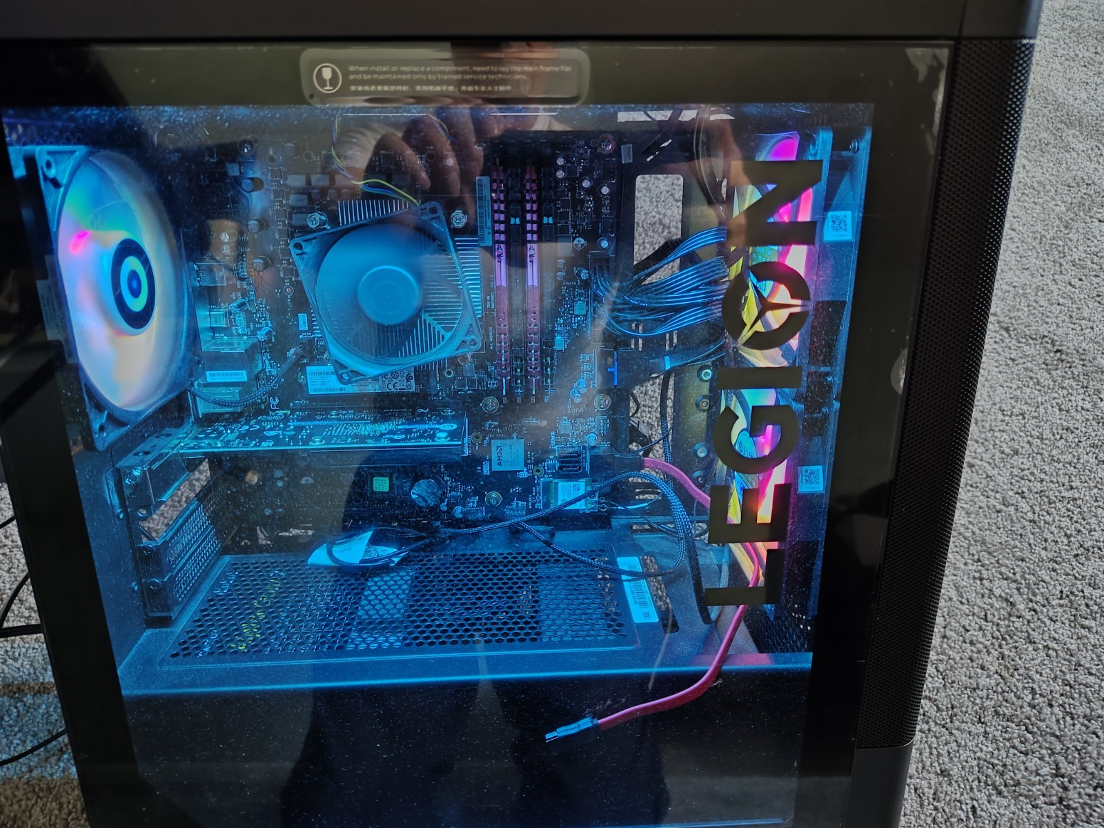 Lenovo Legion T5 26AMR5 GAMING Ryzen 5 3600 6-cores 32GB RAM 256GB SSD & 4tb hdd