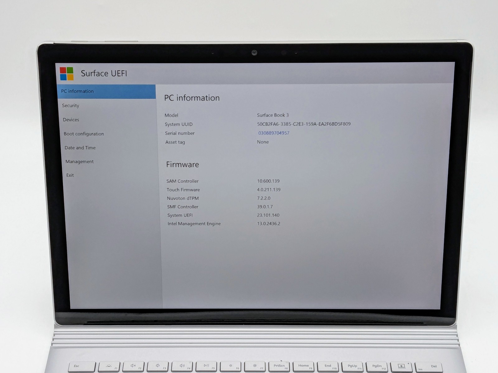 Microsoft Surface Book 3 13″ 3000 x 2000 Touch I7-1065G7 512GB 32GB W11 GTX 1650