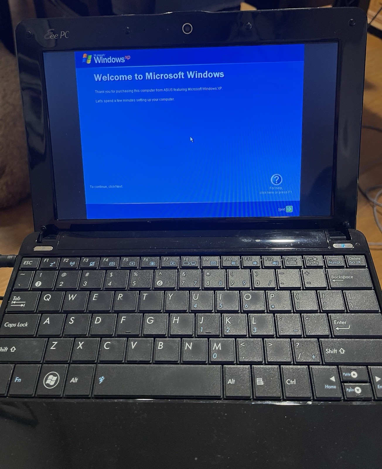 ASUS Eee PC 1005HA Netbook Windows XP Retro Mini Laptop Intel N280 1GB 160GB HD