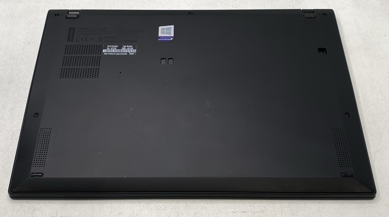 Lenovo ThinkPad X1 Carbon 7th Gen Core i5-8265U @ 1.60GHz 8GB RAM 256GB SSD W11P