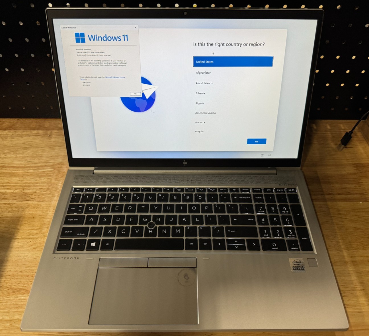 HP EliteBook 850 G7 i5-10210U, 8GB DDR4, Samsung 256GB, NVMe, Win 11 Pro 25H2