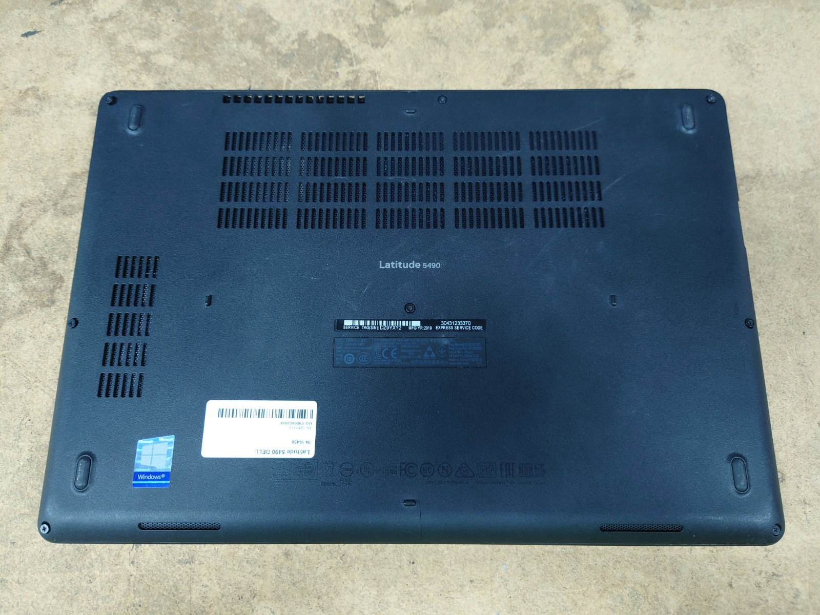 Dell Latitude 5490 14″ FHD i7-8650U 16GB RAM No OS/SSD