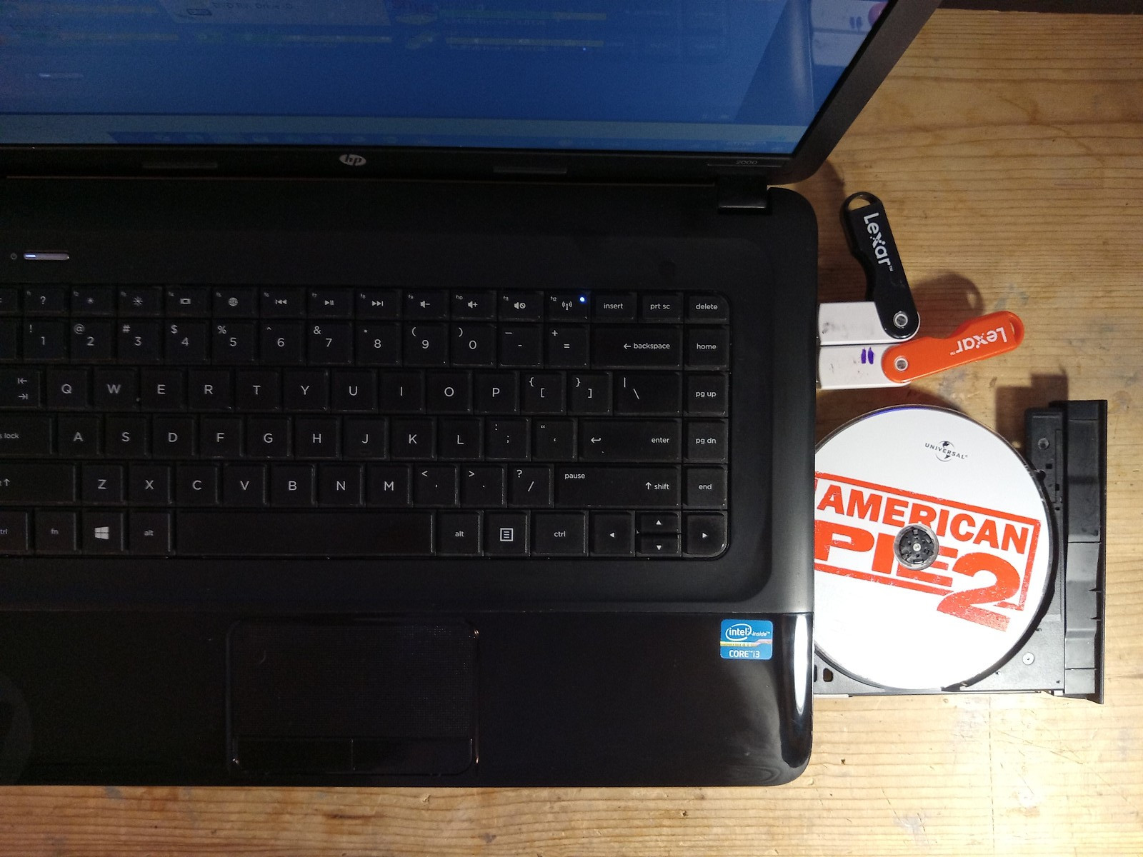 HP 2000 Notebook Laptop, i7 3740QM 2.7 GHz, 8GB RAM, Win10 Pro, 256 GB SSD