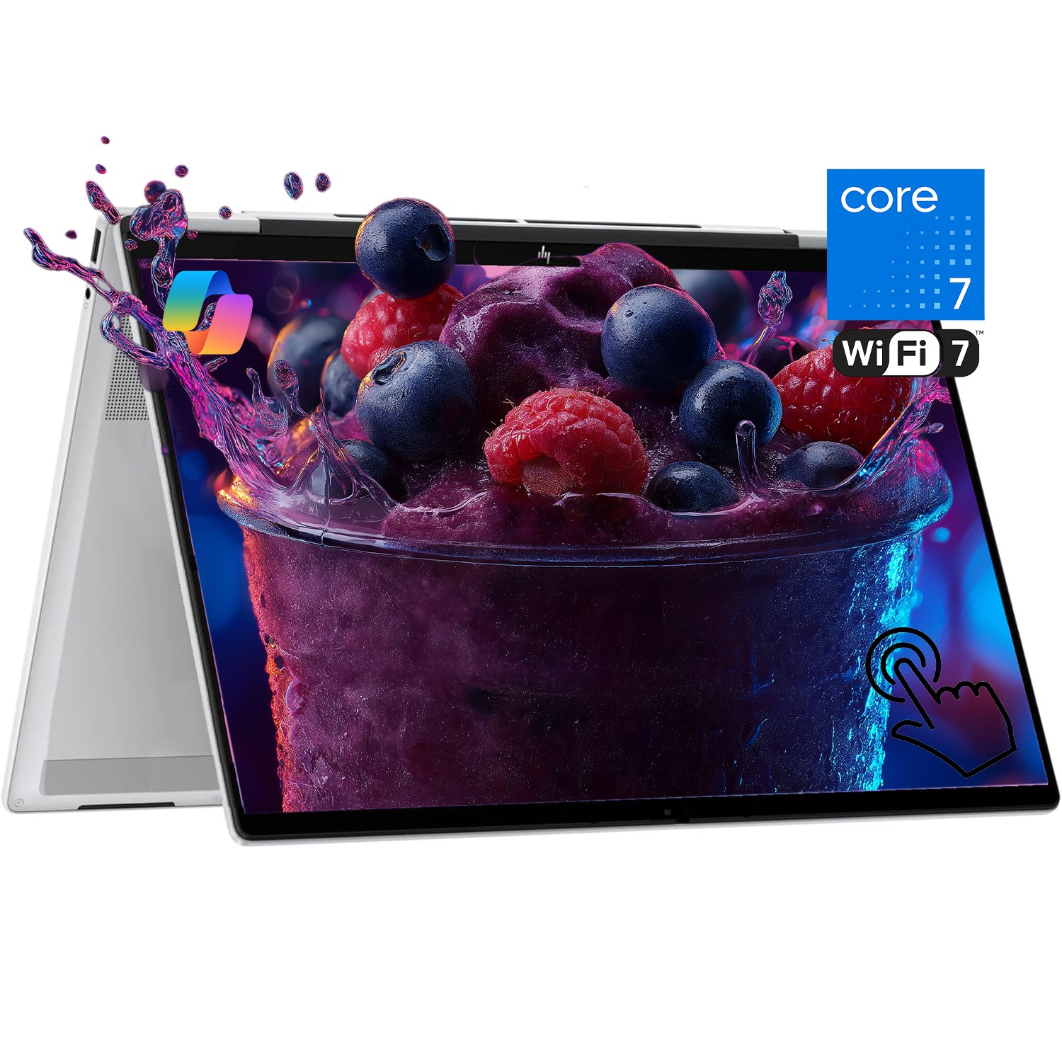 2025 HP OmniBook 7 2-in-1 Laptop,16″ 3k OLED Touch,U7-258V 32GB 2TB SSD Win 11 H