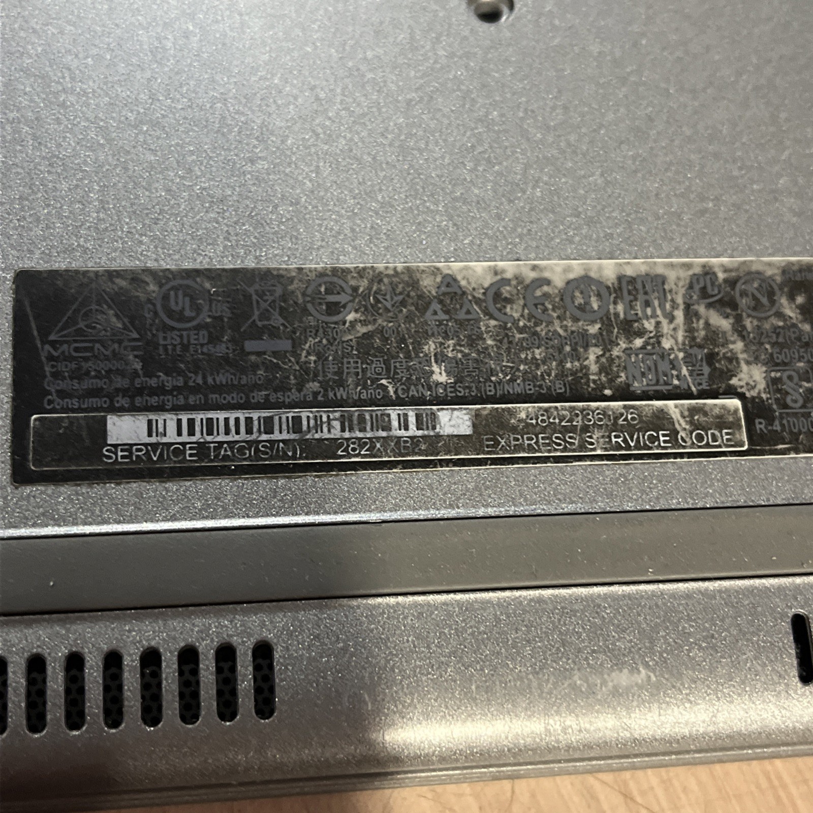 DELL INSPIRON 13 5368 INTEL CORE I5-6200U 2.30GHZ 8GB RAM NO HD