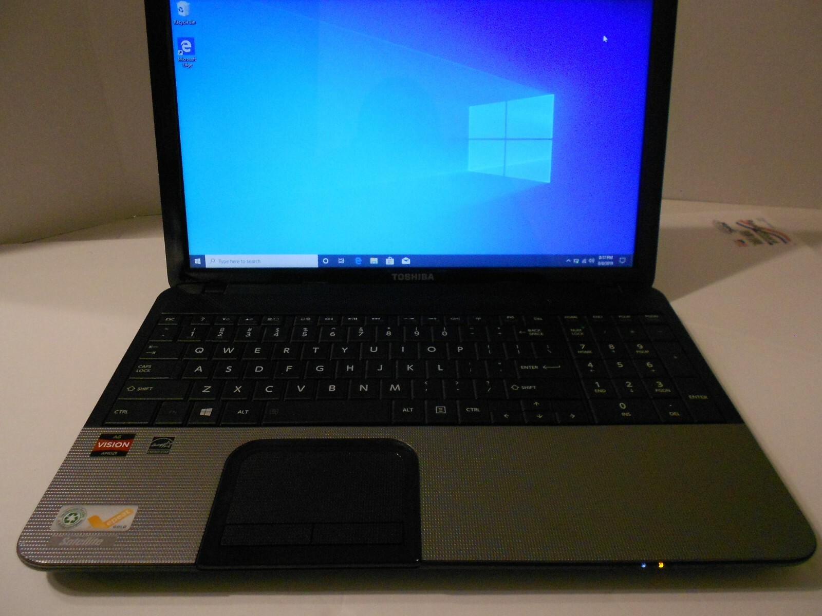 TOSHIBA SATELLITE C855D-S5116 AMD A6-4400M 2.70GHz 4GB RAM 250GB HDD WIN7 OFF13