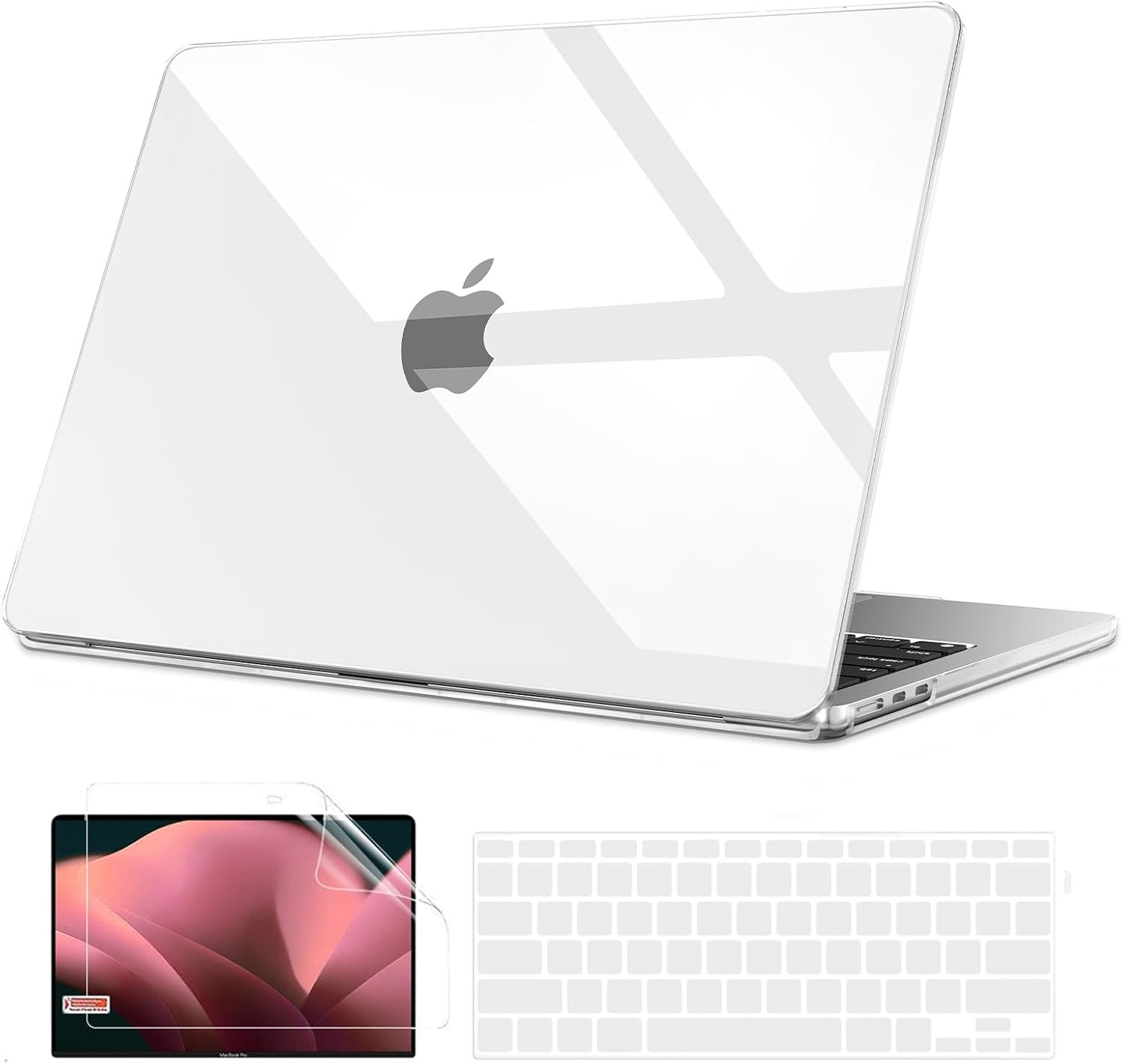 Compatible with MacBook Air 13 inch Case 2010-2017 Model A1466 A1369, Clear