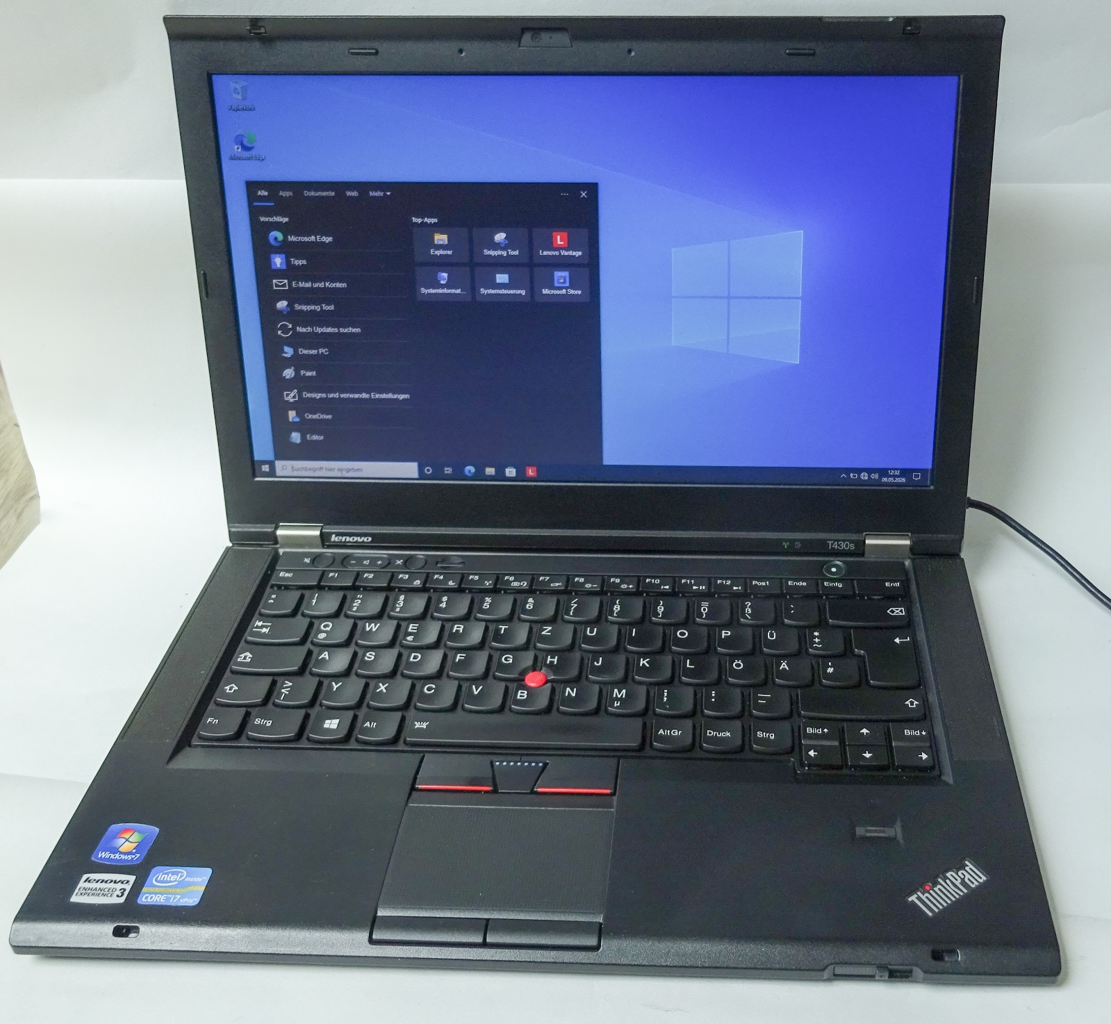 Lenovo ThinkPad T430s 2356-GCG i7-3520M W10 Pro 12GB RAM 180GB SSD DVD HD+ WWAN