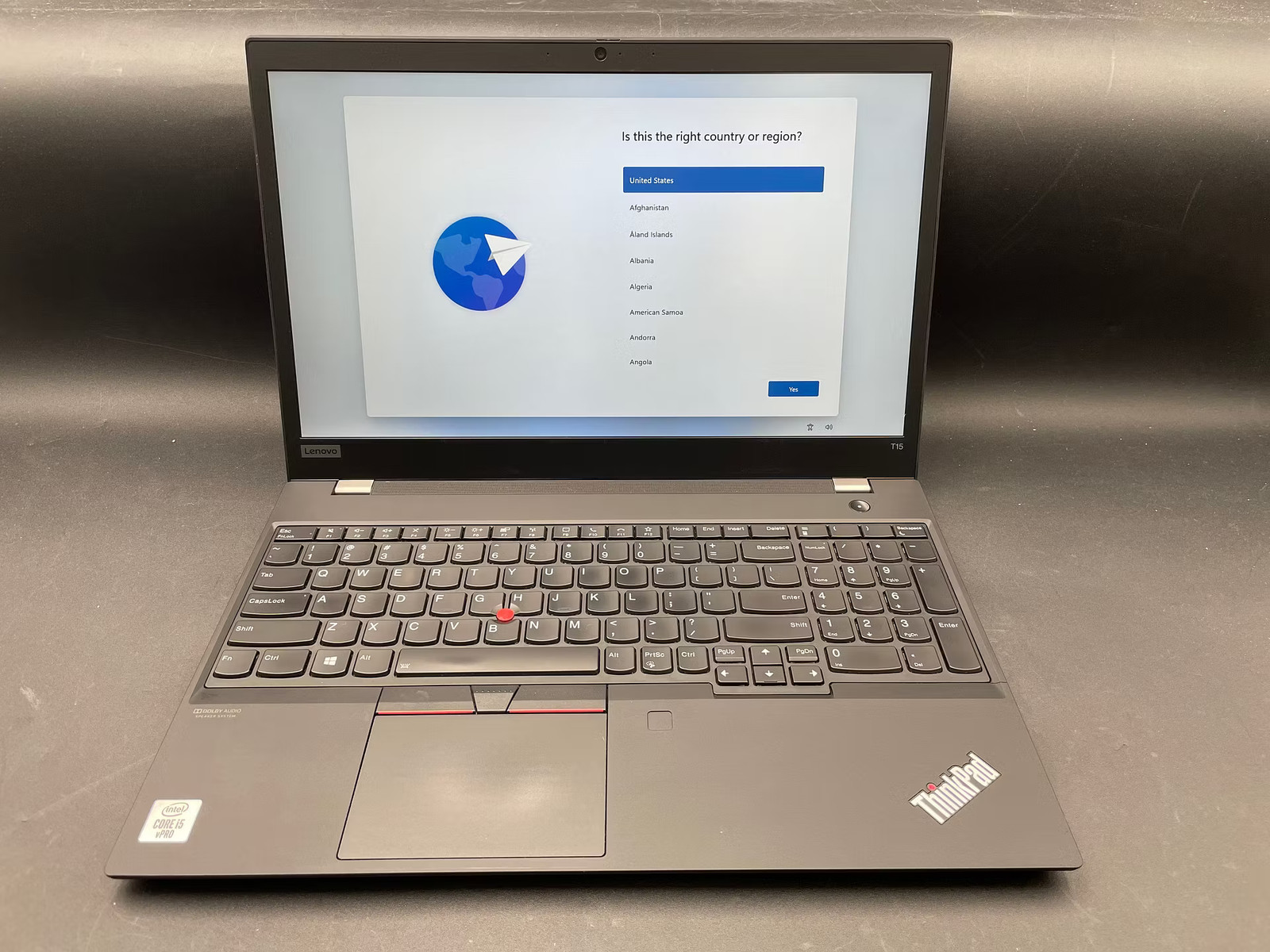 LENOVO ThinkPad T15 Gen 1 Used 15.5″ (i5-10310U-8GB-256GB NVMe)