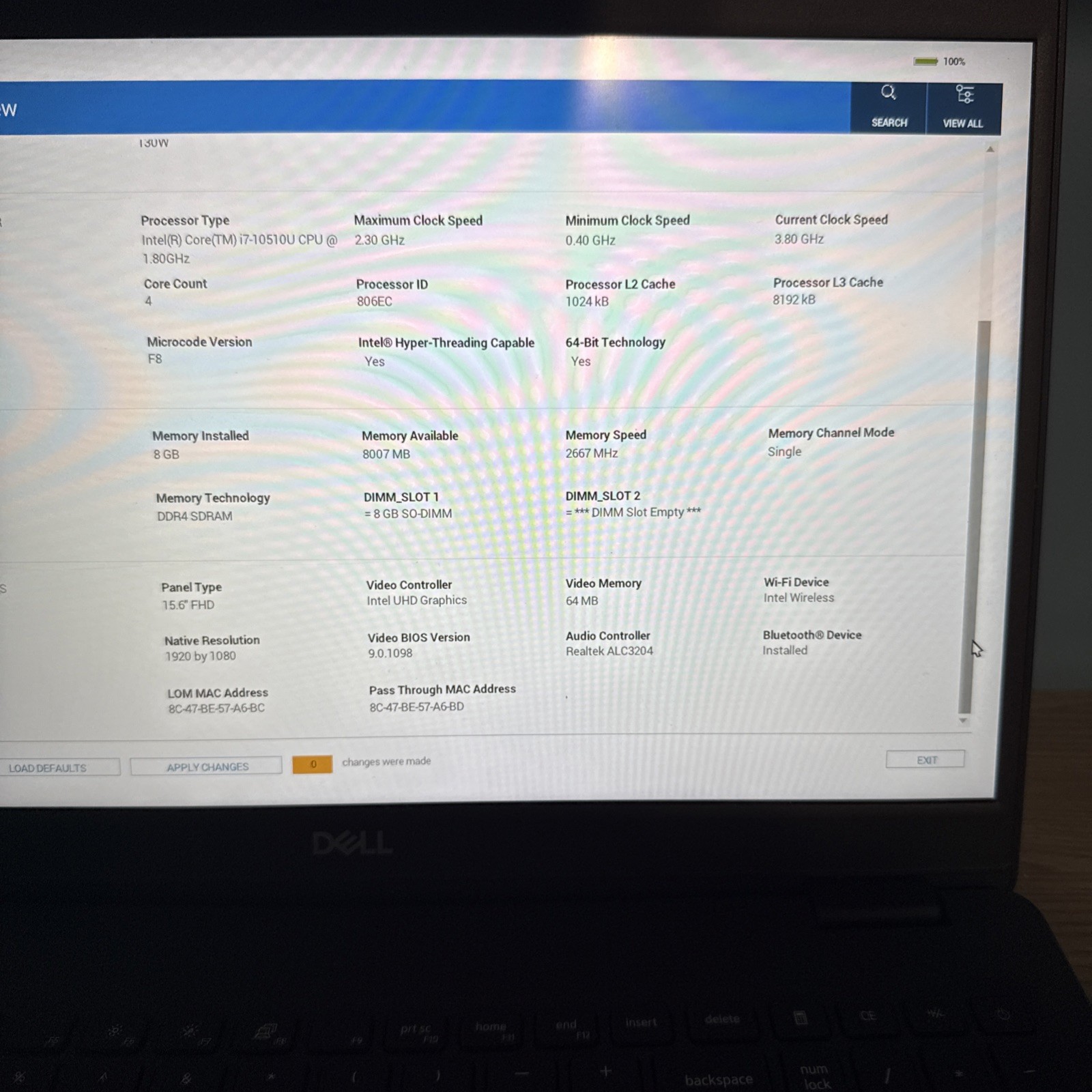 Dell Latitude 3510 15.6″ FHD i7-10510U 8GB RAM No OS/SSD Excellent Battery