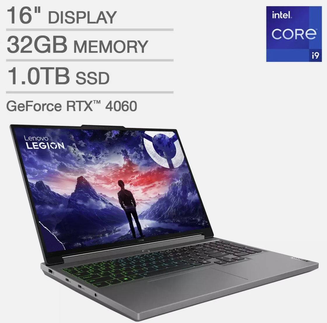 Lenovo Legion 5 16IRX9 16″ 2560×1600 i9-14900HX 32GB 1TB SSD RTX 4060 W11H