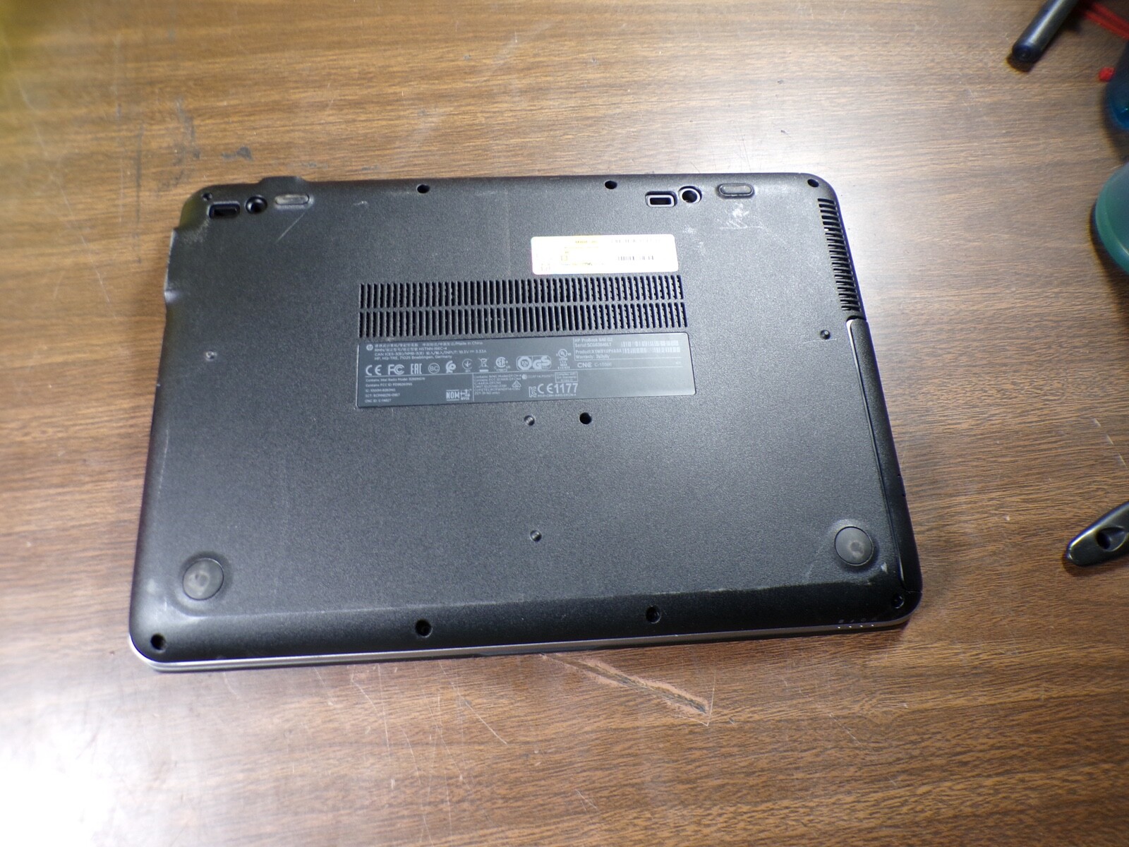 HP PROBOOK 640 G2 INTEL CORE i7-6600U 2.60GHZ 8GB RAM **BIOS L0CKED /NO BATTERY