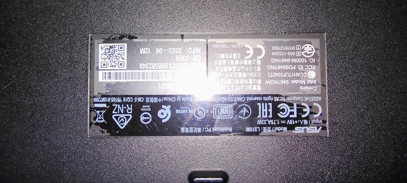 Asus Viveobook 15 Go E510 ***{PARTS ONLY}***