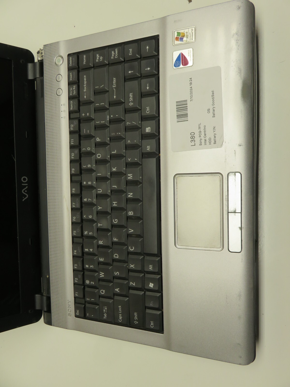 Sony VGN-FJ170 PCG-7F1L Laptop Intel Centrino – Parts/Repair