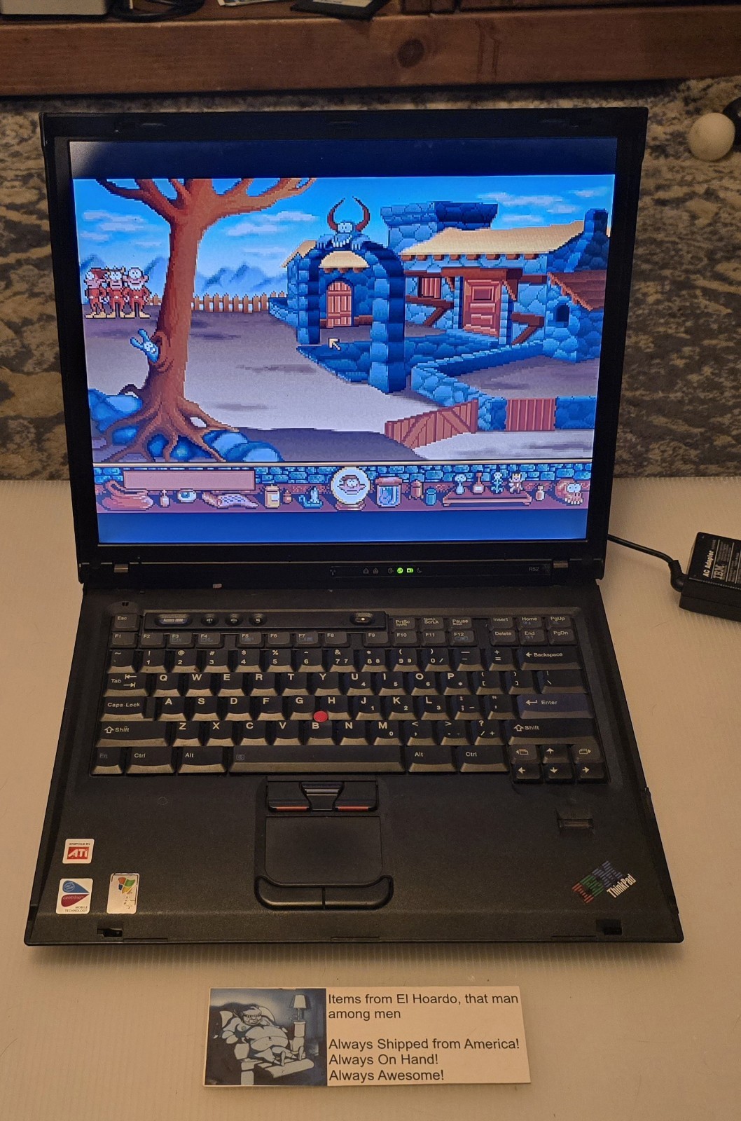 IBM Thinkpad R52 1GB Ram 60GB HDD 1.73 Ghz Pentium M Windows XP ATI Radeon X300