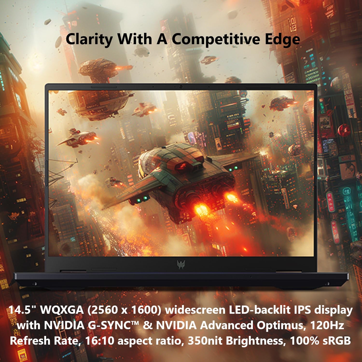 acer Predator Helios Neo 14 Gaming Laptop | 14.5″ WQXGA IPS 120Hz Display | AI-P