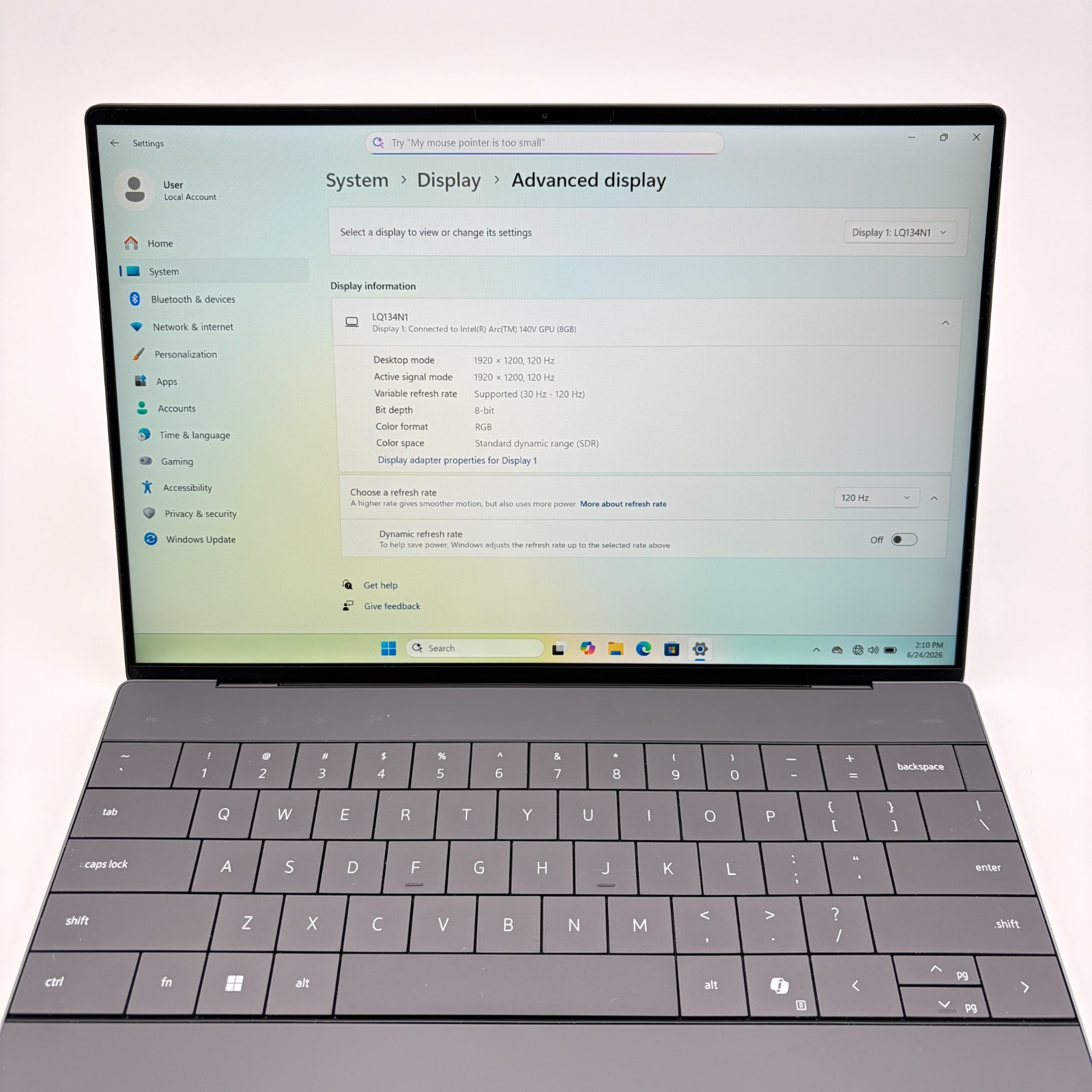 Dell XPS 13 9350 13.4″ Laptop – Ultra 7 256V, 16GB Ram, 512GB SSD, W11H