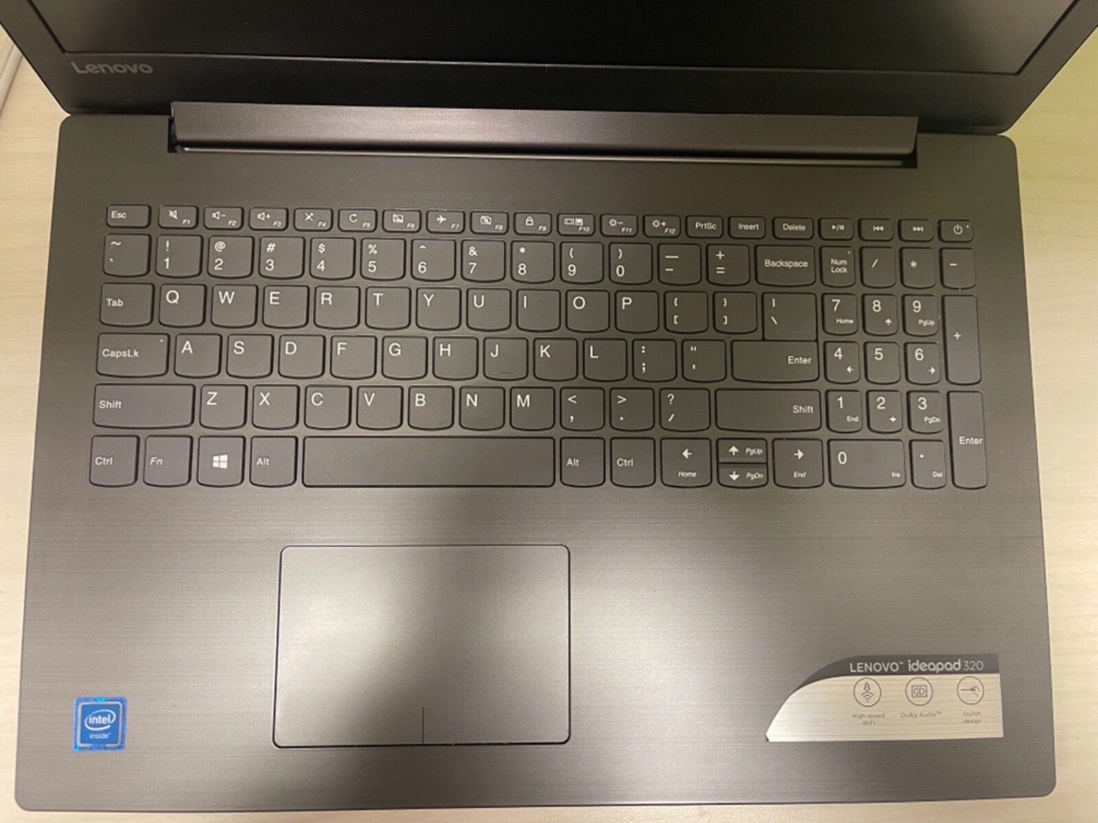 LENOVO IDEAPAD 320. Black. No dents!!! Comes with charger.