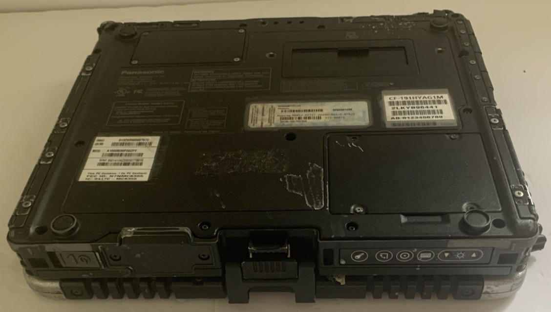 Panasonic CF-19 Core i5-3320M 2.6GHz 8GB NO HDD / MK6 Boot TO BIOS