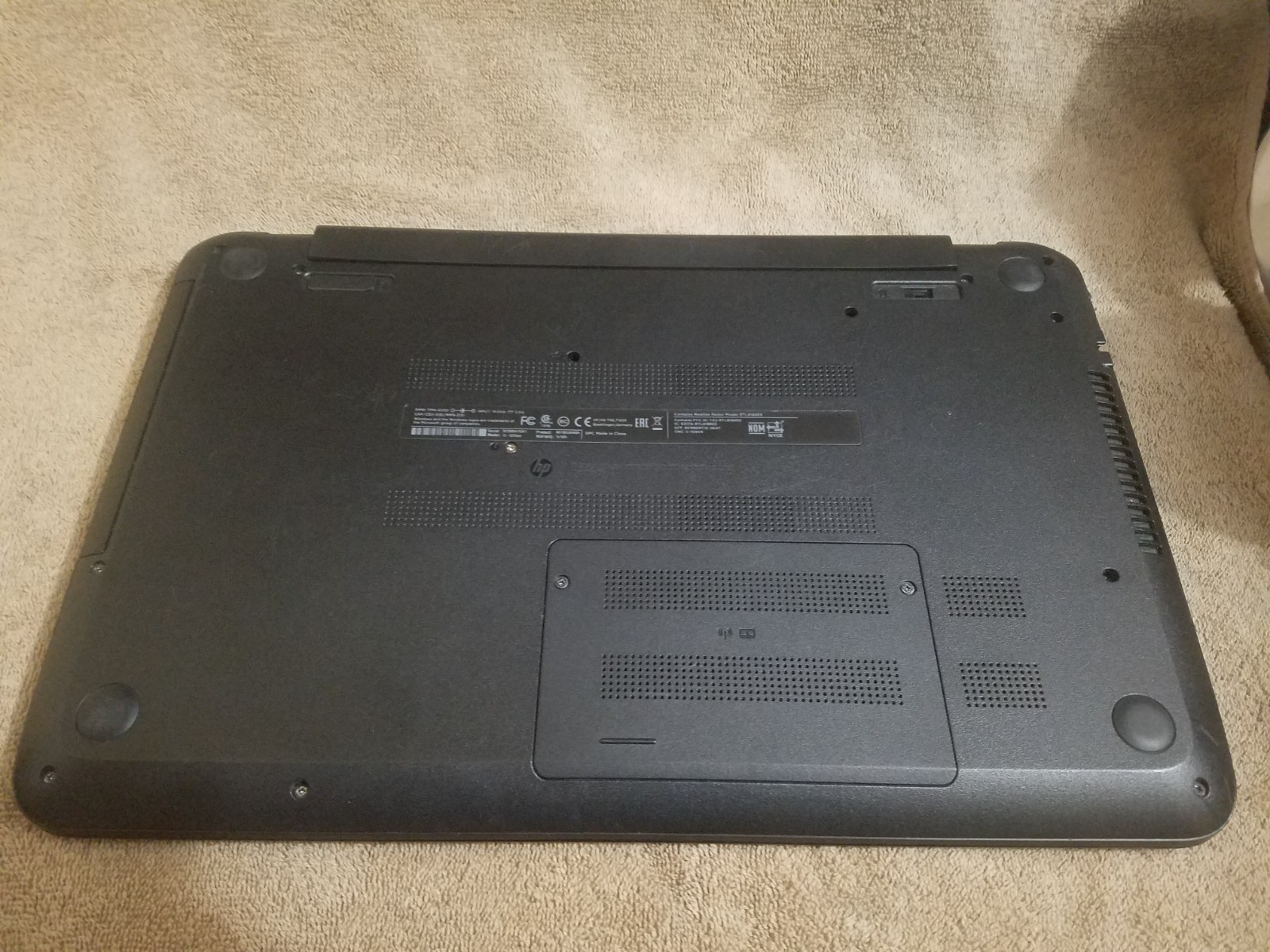 HP 15-f272wm 15.6 Laptop Intel Pentium N3540 8GB RAM 320GB HDD Windows 10