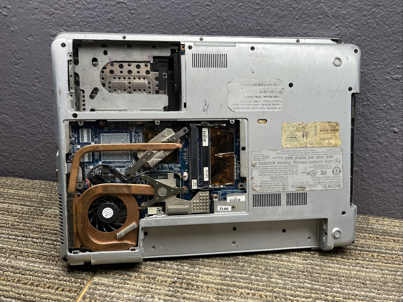 Sony VAIO PCG-5K1L 15″ (AS IS) Intel Centrino – 8907